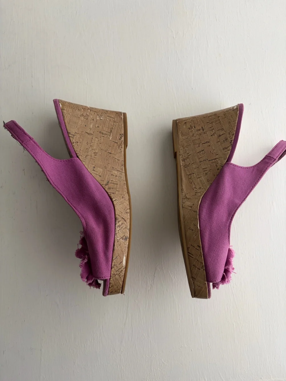 American Eagle Peep Toe Wedge Heel